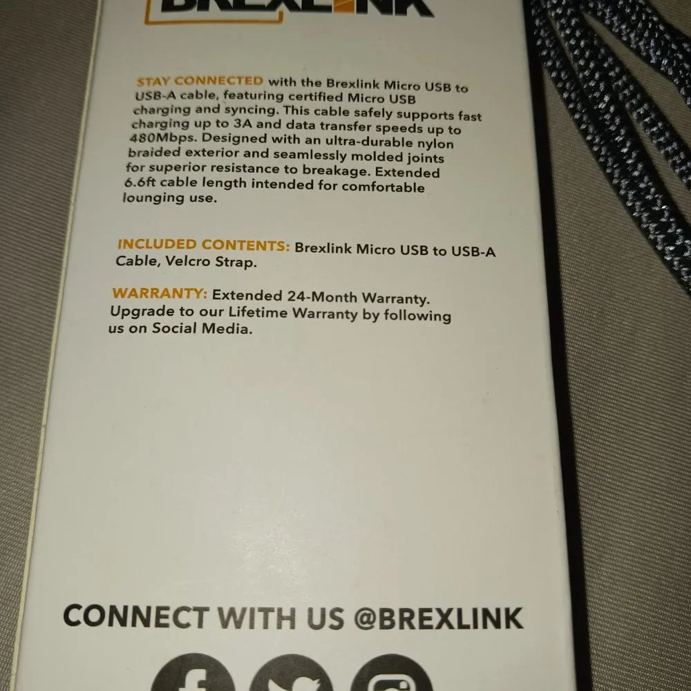 NEW! BrexLink USB Cord (1 cord)